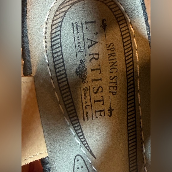 L’Artiste by Spring Step Multicolor Leather Floral Sandals, size EU42/US10.5-11 - Picture 4 of 11